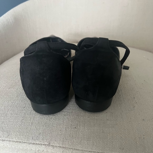 Balenciaga Fall 2013 BLACK Leather Ankle Strap Flats - Picture 7 of 10